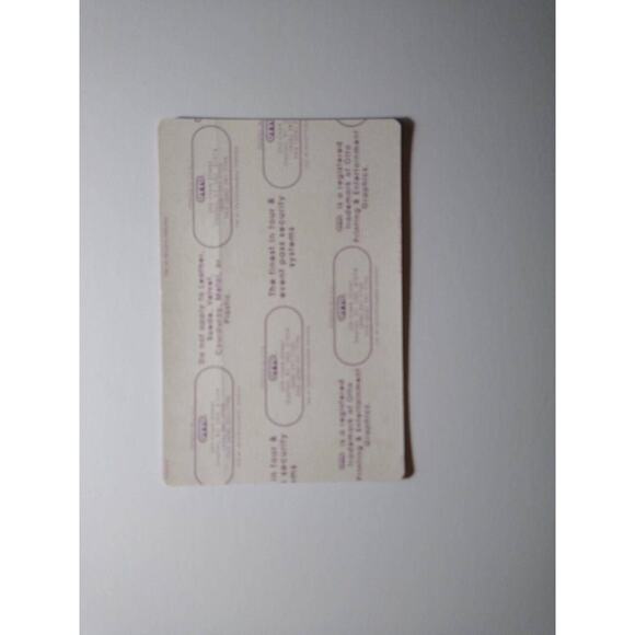 Danzig Backstage Pass Original 1992 - 1993 Rock Concert Demon How The Gods Kill - Picture 2 of 2